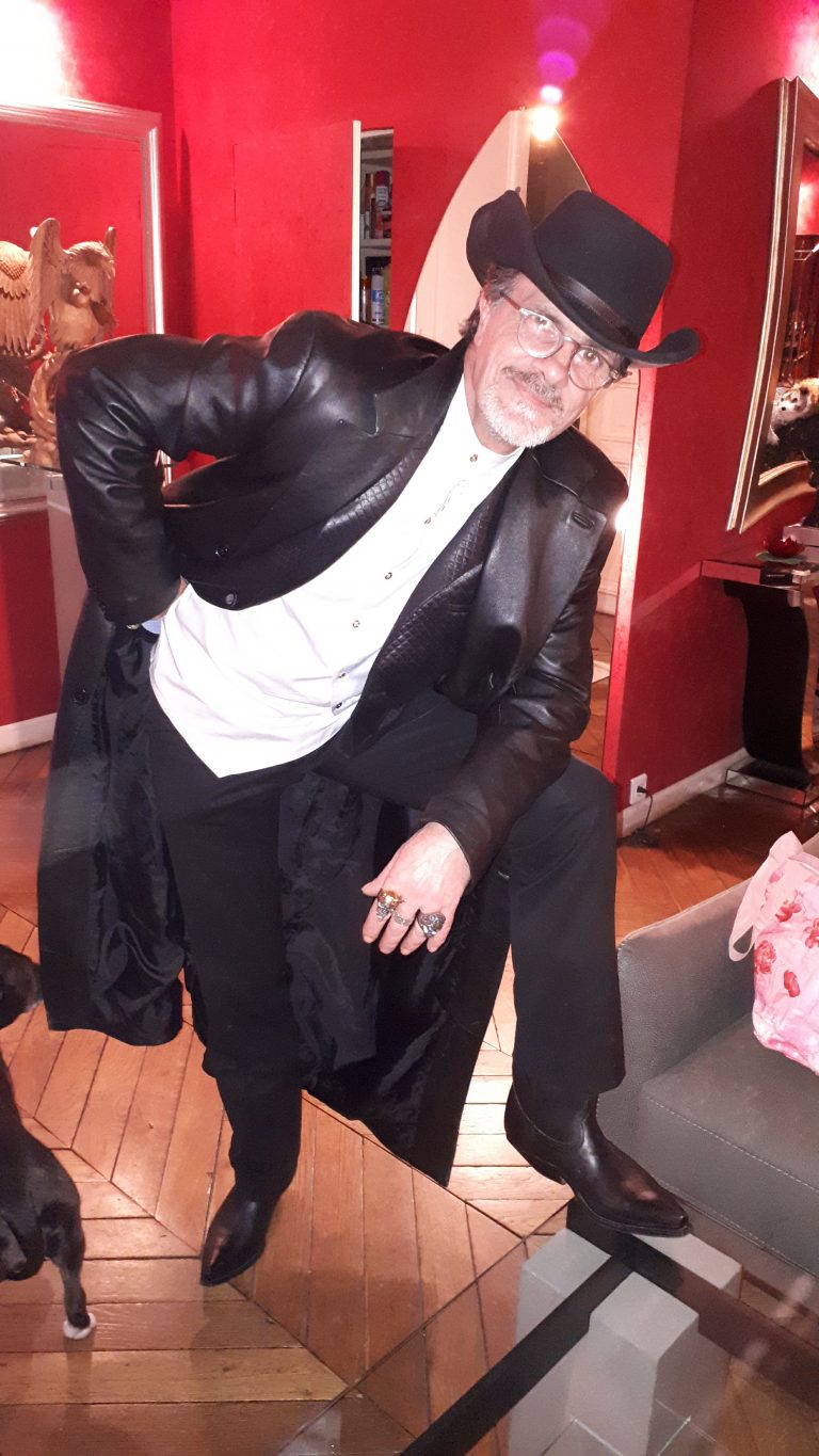 Godefroy lors d'une exposition
